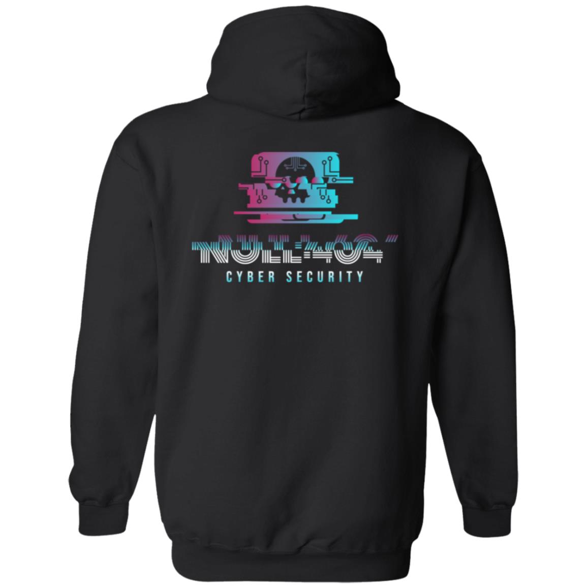 Null404 Zip Hoodie — Black