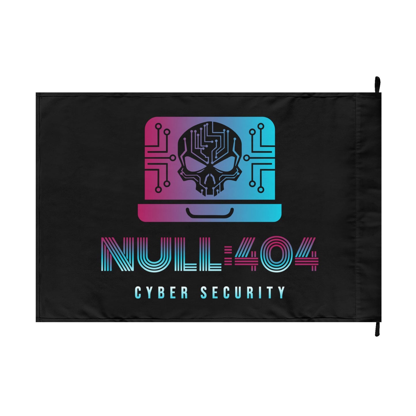 Null404 Signal Flag — Double-Sided