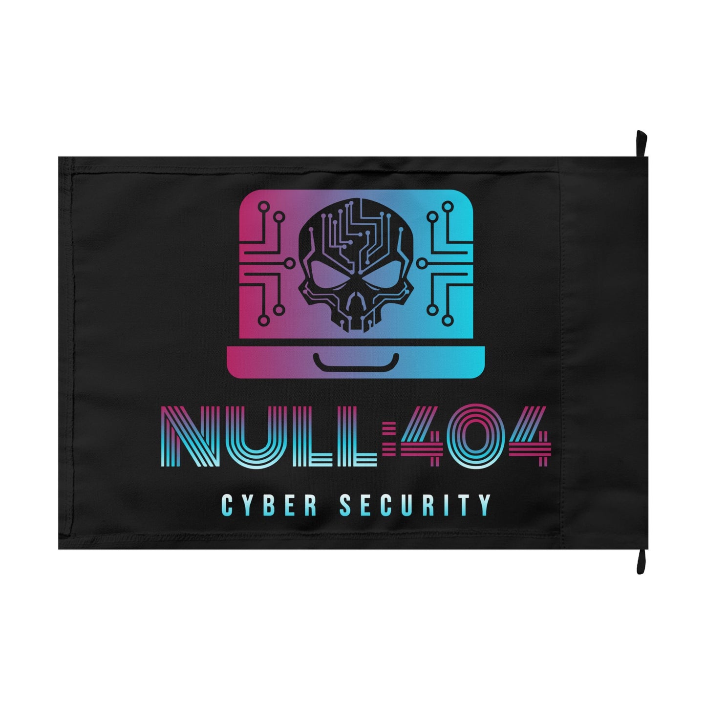 Null404 Signal Flag — Double-Sided