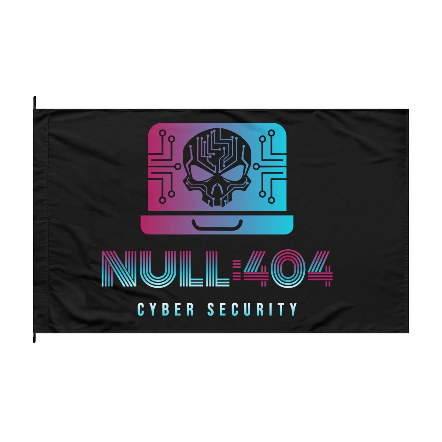Null404 Signal Flag — Double-Sided