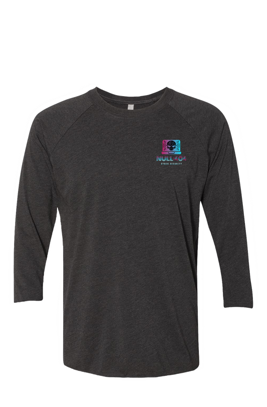Null404 Color Triblend Three Quarter Raglan Tee