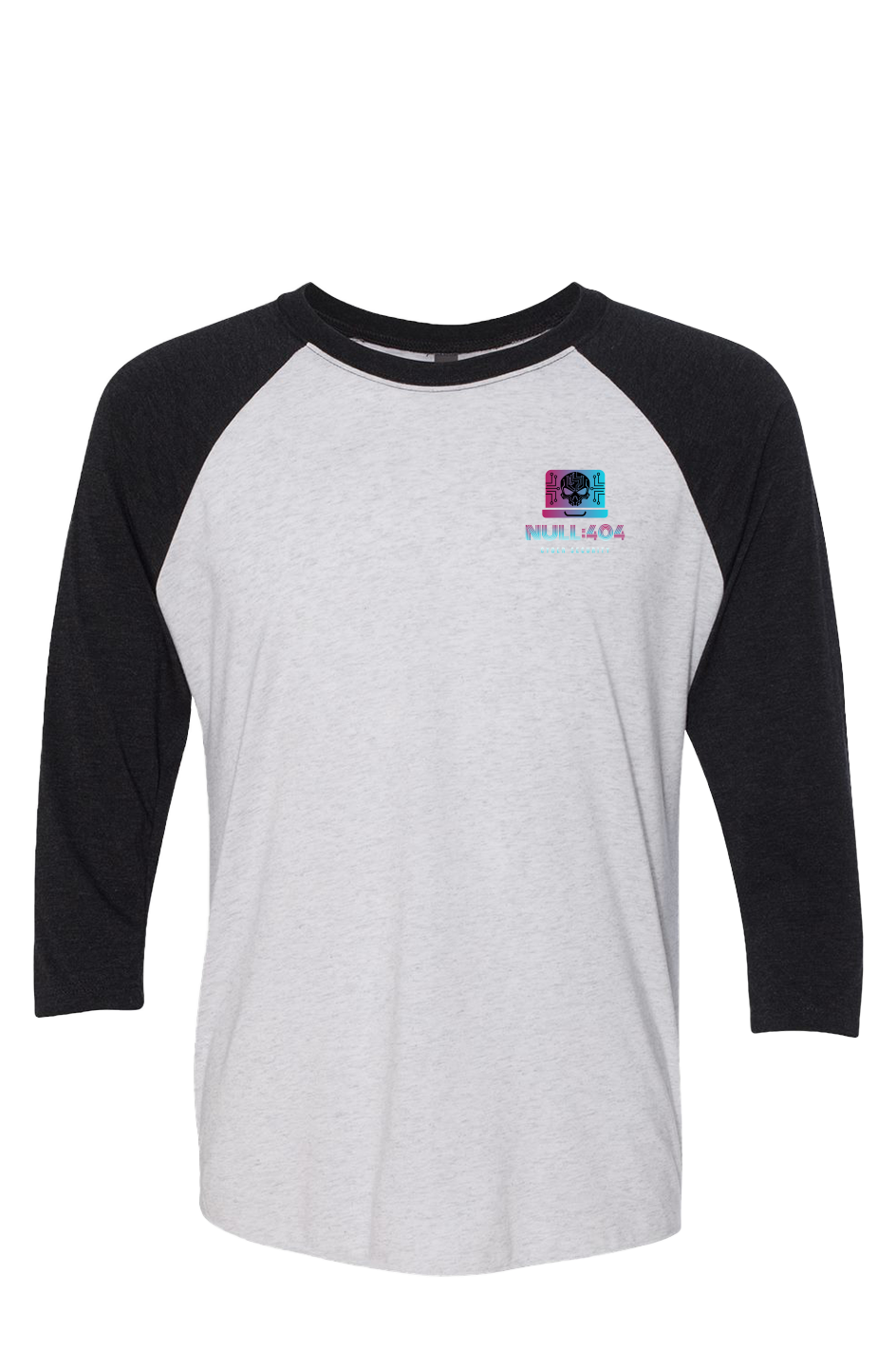 Null404 Color Triblend Three Quarter Raglan Tee