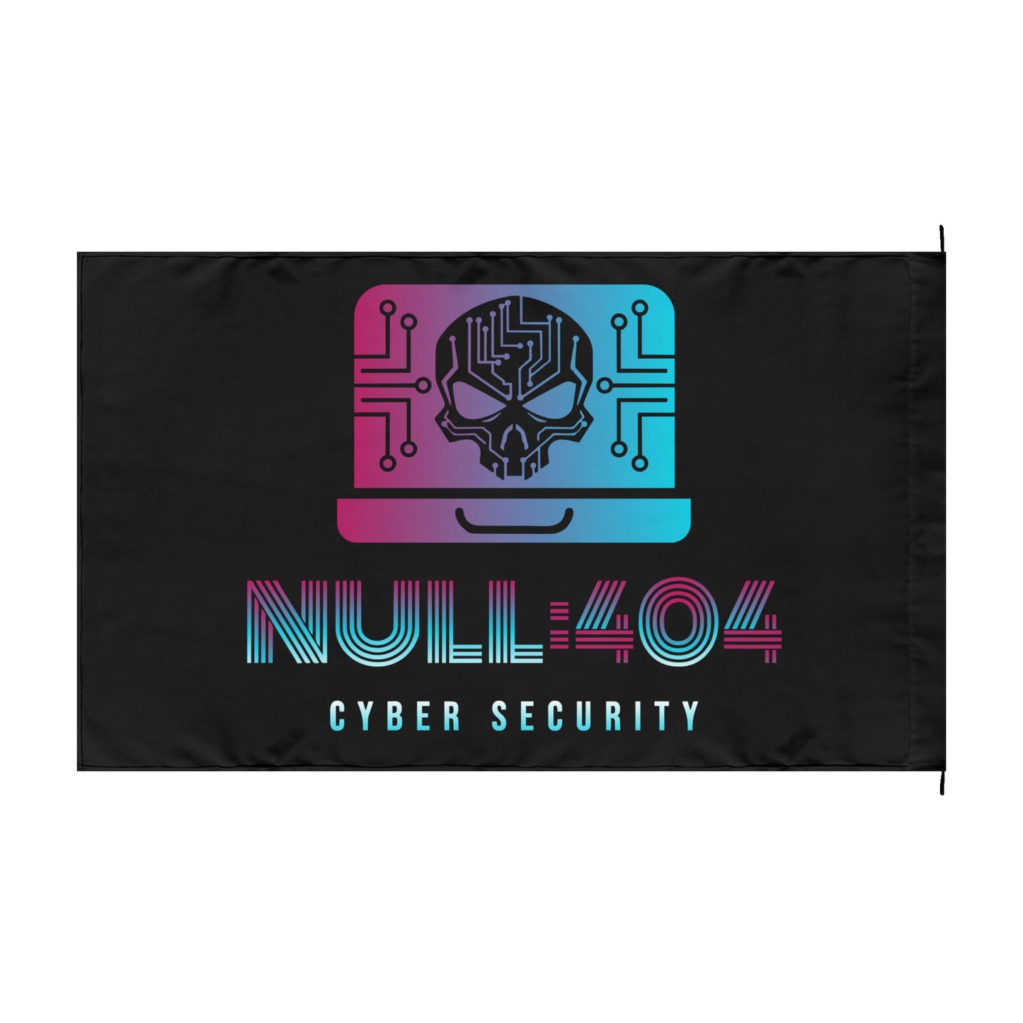 Null404 Signal Flag — Double-Sided