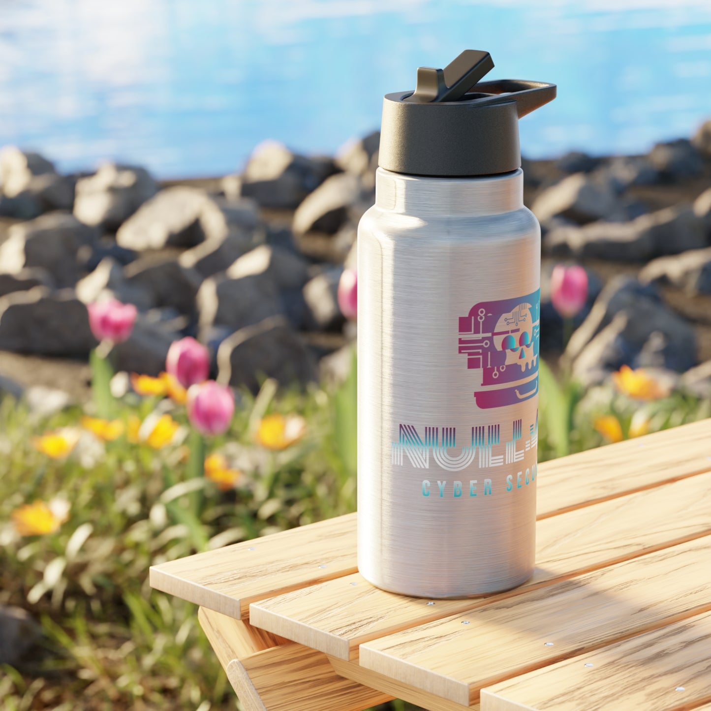 Null404 Glitch Tumbler — 32 oz